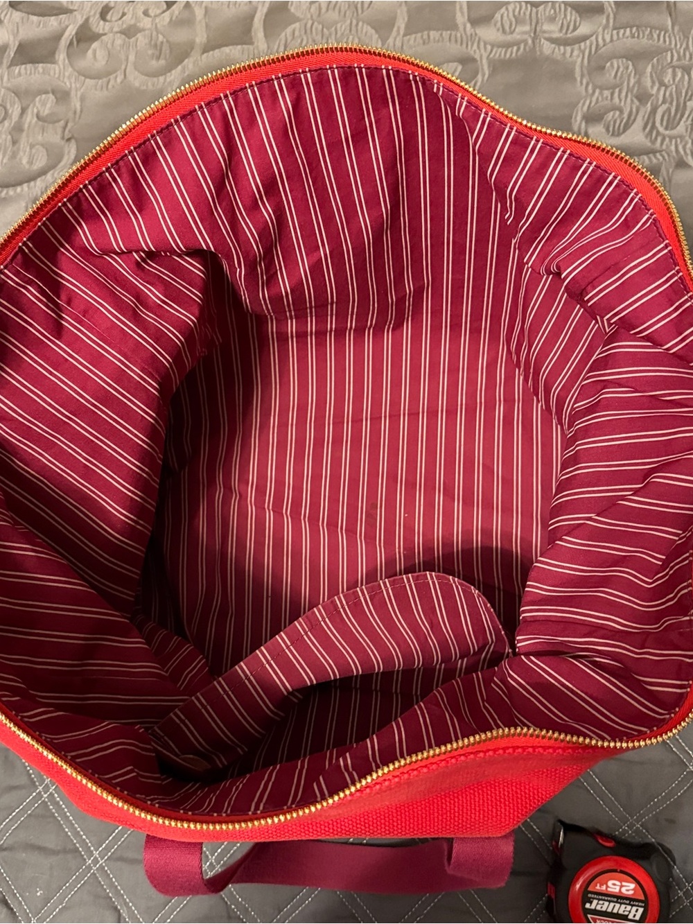 Louis Vuitton Red Cabas Antigua MM - Limited - Vintage Luxury - Perfect Tote - Picture 10 of 16